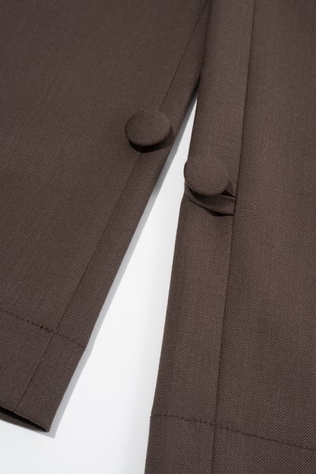 BENU Damen Braune Elegante Hose mit Knopf am Saum - Image 6