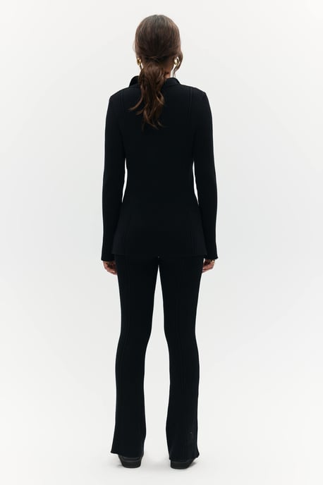 BENU Damen Schwarze Strickhose - Image 2