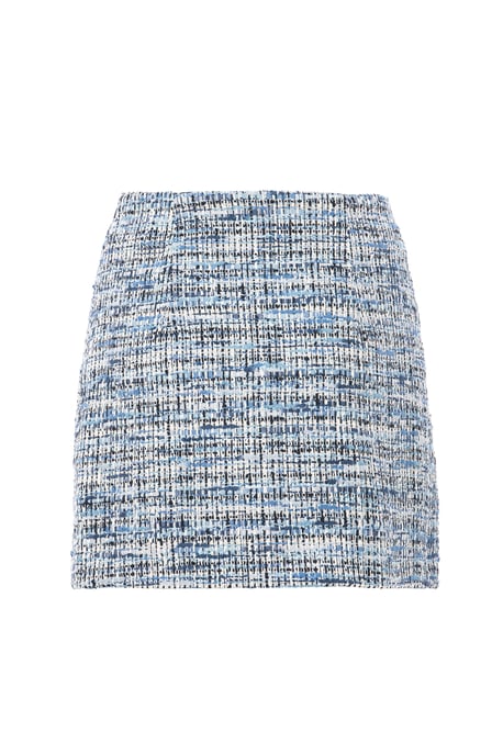 BENU blauer Tweed-Damenrock - Image 6