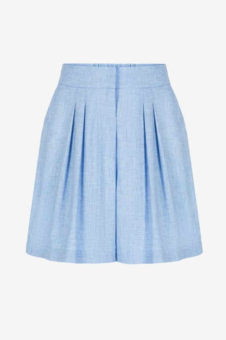 BENU Blaue Leinen-Shorts - Image 3