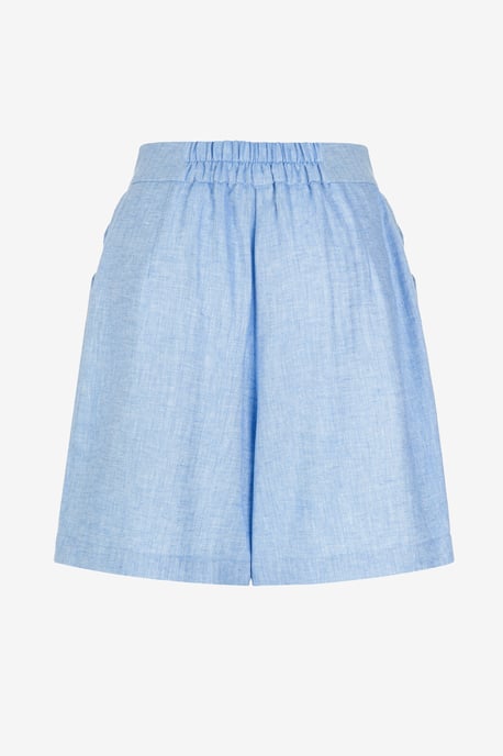 BENU Blaue Leinen-Shorts - Image 4