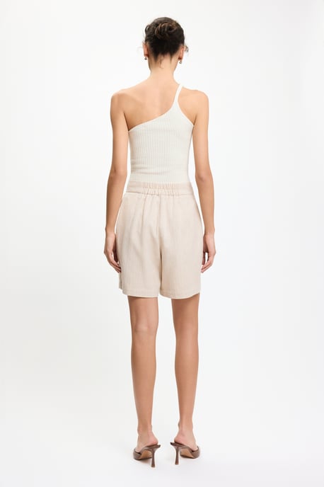 BENU Beige Leinen-Shorts - Image 2