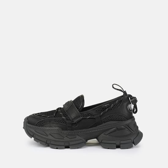 Buffalo Loafer TEC Damen Schwarze Slipper - Image 3