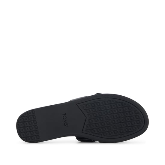 TOMS Sol Mule Leder Damen Sandalen Schwarz - Image 5