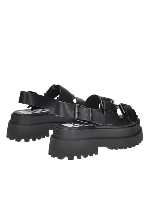 Buffalo Pluto Ari Damen schwarze Sandalen - Image 3