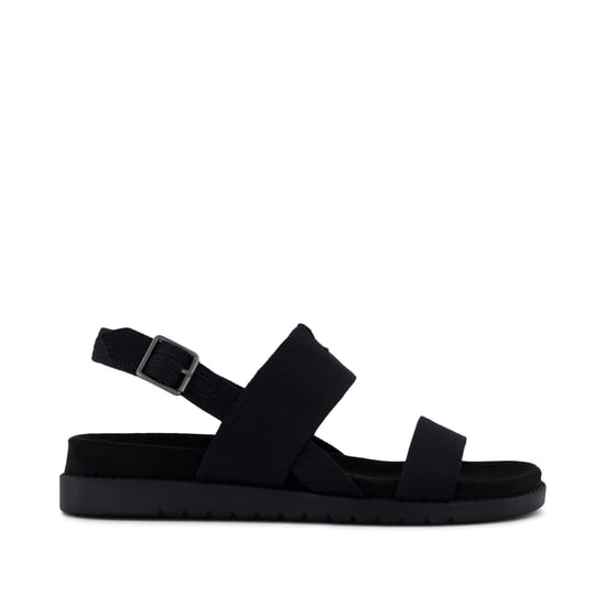 TOMS Marin Slingback Canvas Damen schwarze Sandalen - Image 2