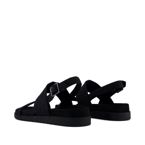 TOMS Marin Slingback Canvas Damen schwarze Sandalen - Image 3