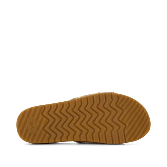 TOMS Marin Slide Textil Damen Dunkelbeige Sandalen - Image 5