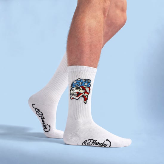 5er-Pack Herren Crew-Socken mit Totenkopf-Muster - Weiche und atmungsaktive Freizeitsocken - Image 3