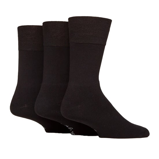 3er-Pack Herren-Bambussocken Weich Atmungsaktiv Gepolsterte Crew-Socken - Image 1
