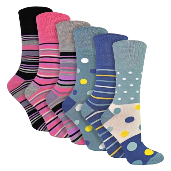 6er Pack Damen Bambus Nicht-Elastische Socken Weich Atmungsaktiv Alltagskomfort - Image 3