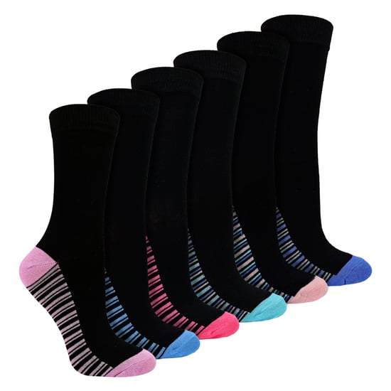 6er Pack Damen Bambus Socken Weich Atmungsaktiv Gemusterte Alltagsocken - Image 3