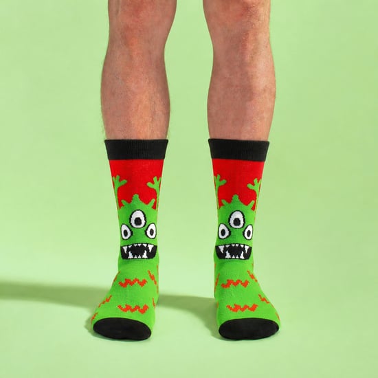 10er-Pack Herren Baumwollmonster-Socken Lustige gemusterte Alltagssocken - Image 5