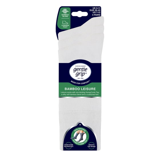 3er-Pack Herren Bambus Socken Weich Atmungsaktiv Gepolsterte Kniestrümpfe - Image 2