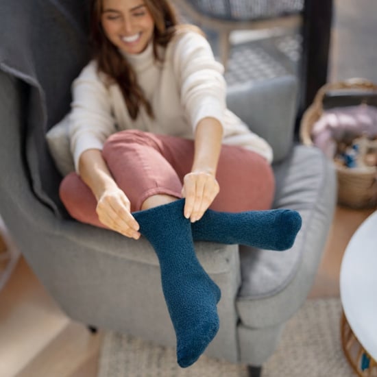 3er Pack Damen Woll-Stiefelsocken Warm Gepolsterte Wandersocken - Image 4
