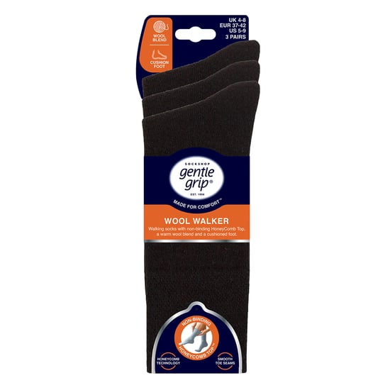 3er-Pack Damen Wollstulpen Socken Warm Gepolsterte Wandersocken - Image 2