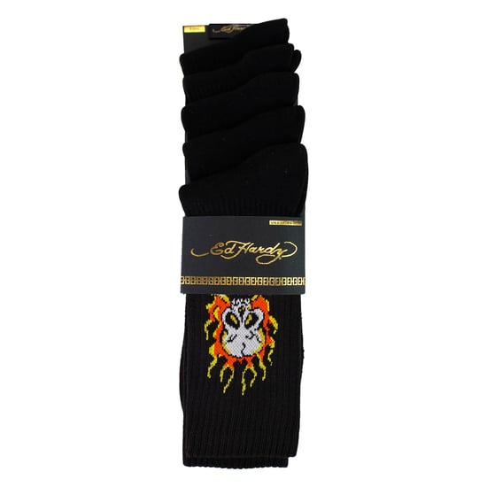 5er-Pack Herren Crew-Socken mit Totenkopf-Muster, weich und atmungsaktiv, lässige Socken - Image 2