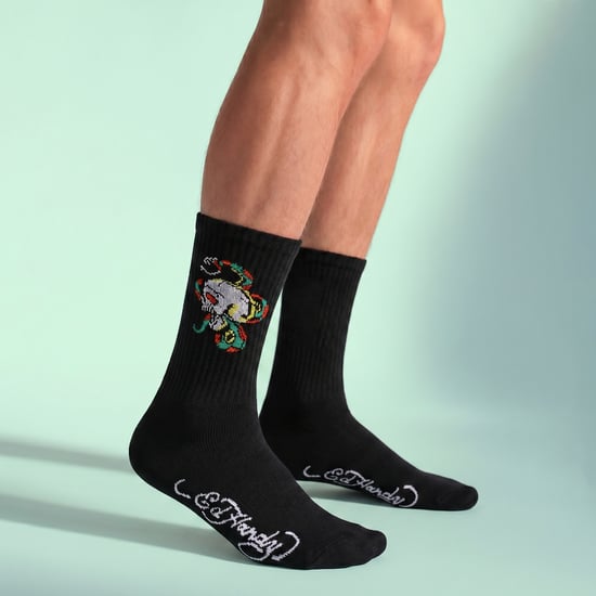 5er-Pack Herren Crew-Socken mit Totenkopf-Muster, weich und atmungsaktiv, lässige Socken - Image 5