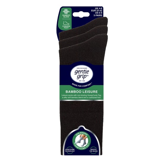 3er Pack Damen Bambus Socken Weich Atmungsaktiv Gepolsterte Crew Socken - Image 2