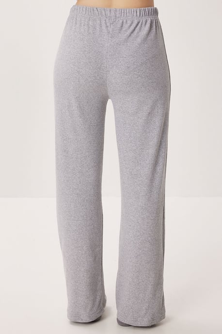 V-Ausschnitt Knopf-Longcardigan und Hose Schlafanzug Set - Image 6
