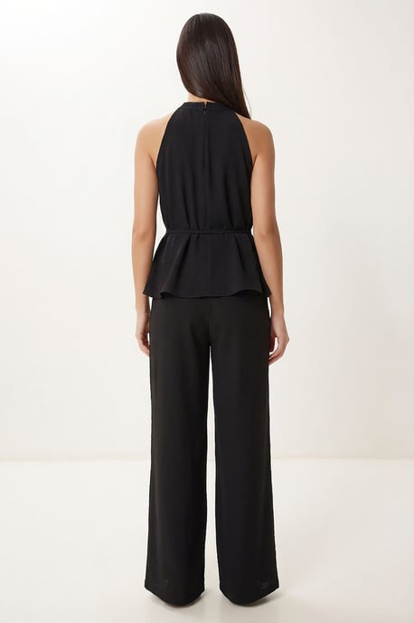 Hochtaillierter Halter Neck Zweiteiliger Koordinationsanzug - Image 5