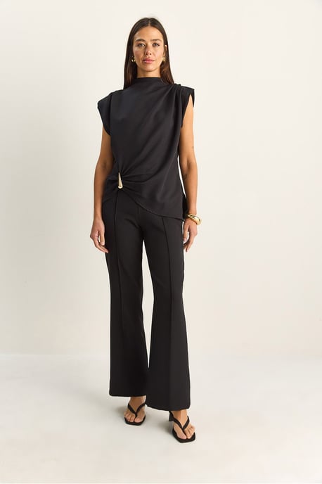 Hochtailliertes Flared-Leg Co-Ord-Set - Image 2