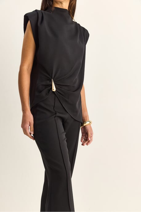 Hochtailliertes Flared-Leg Co-Ord-Set - Image 5