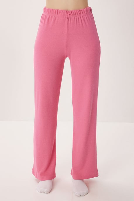 V-Ausschnitt Knopf-Longcardigan und Hosen-Pyjama-Set - Image 5