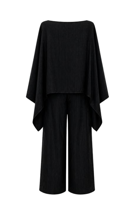 Hohe Taillen Cowl Neck Weite Bein Strick Ko-Ordinate - Image 5