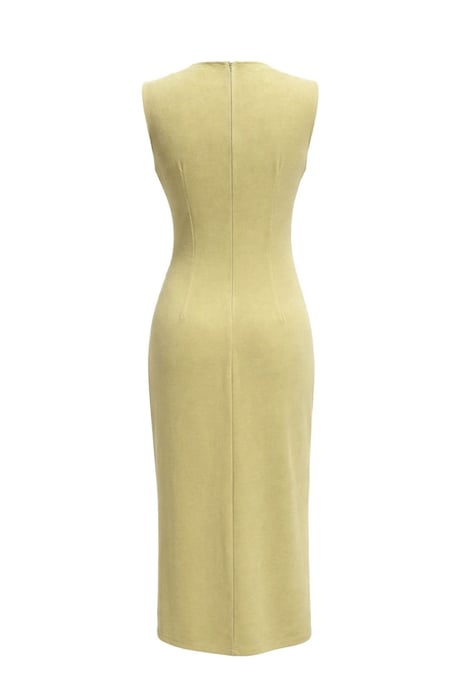 Figurbetontes Midi-Kleid mit Rundhalsausschnitt - Image 4