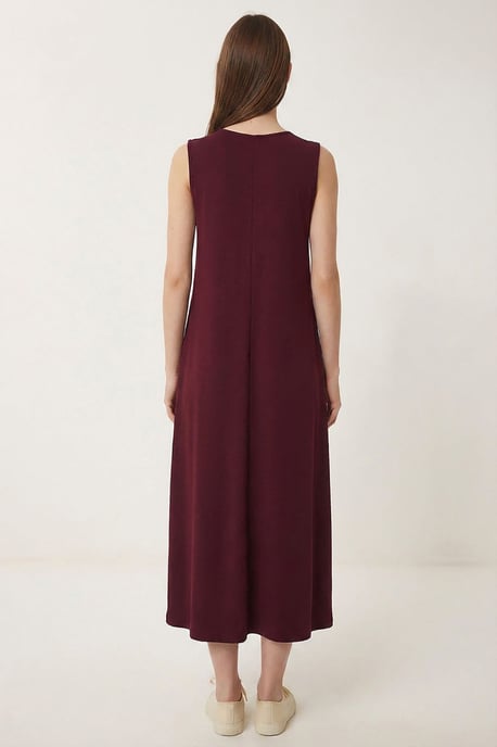 A-Linien-Midikleid mit Tasche - Image 5