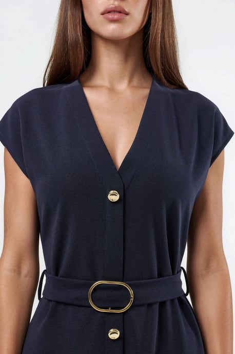 Gürteltini Kleid mit V-Ausschnitt - Image 5