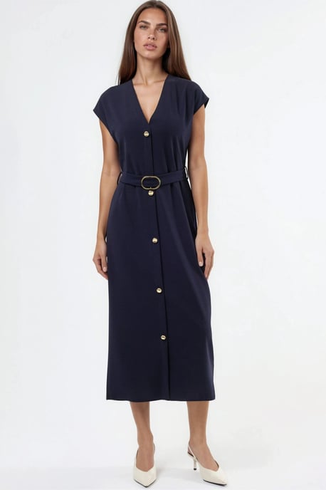 Gürteltini Kleid mit V-Ausschnitt - Image 6
