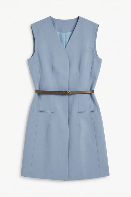 Gürtel-Midi-Shift-Kleid - Image 6