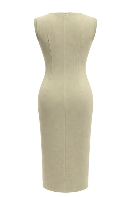 Figurbetontes Midikleid mit Rundhalsausschnitt - Image 4