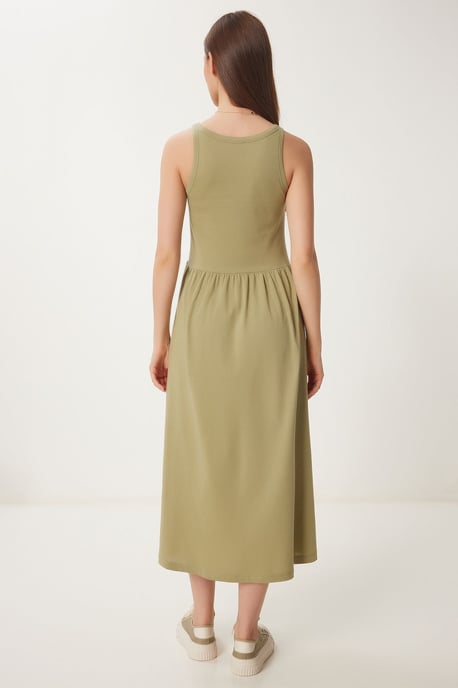 Ärmelloses Midi-Kleid mit Rundhalsausschnitt - Image 6