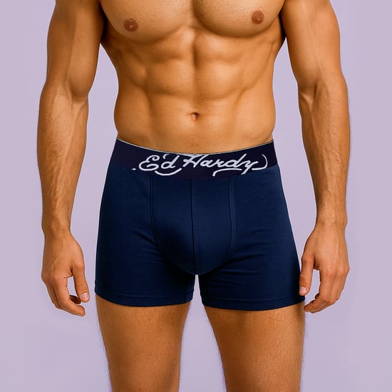 5er-Pack Herren Baumwollreiche Stretch-Boxershorts mit elastischem Bund Blau Unterwäsche - Image 5