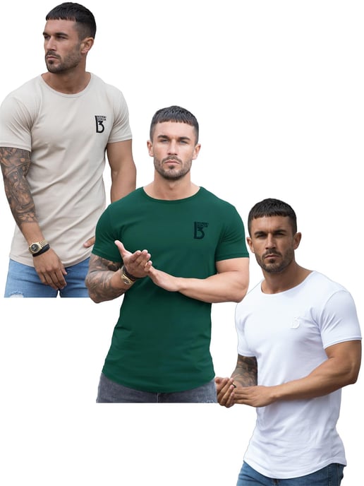 Ehre verpflichtet | 3er-Pack Herren Kurzarm-T-Shirt - Image 1