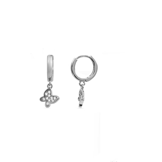 Luxenter rhodinierte Brillant-Zirkonia-Ohrringe - Kaduro - Image 1