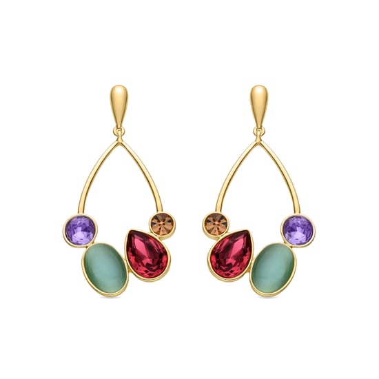 Luxenter Multicolour Zirkonia Ohrringe aus 18k Gelbgold - Mortha - Image 1