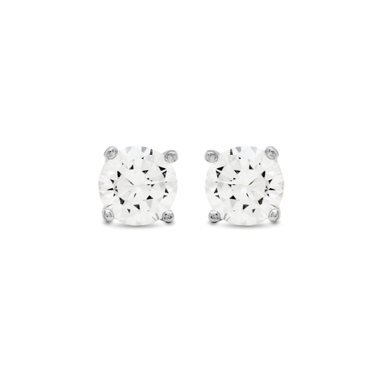 Luxenter Ohrringe Sterling Silber 925 mit rhodiniertem Brillant Zirkonia - Basic - Image 1