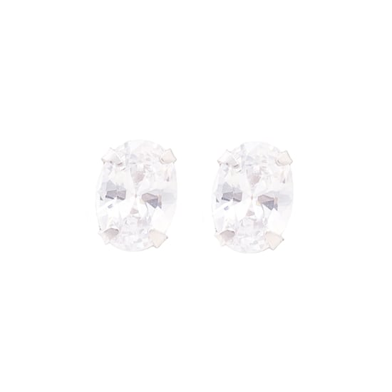 Luxenter Sterling Silber 925 Ohrringe mit rhodiniertem Brillant Zirkonia - Essential - Image 1