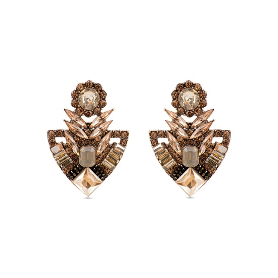 Luxenter Ohrringe mit mehrfarbigem Kristall 18k goldfarben - Gothka - Image 1