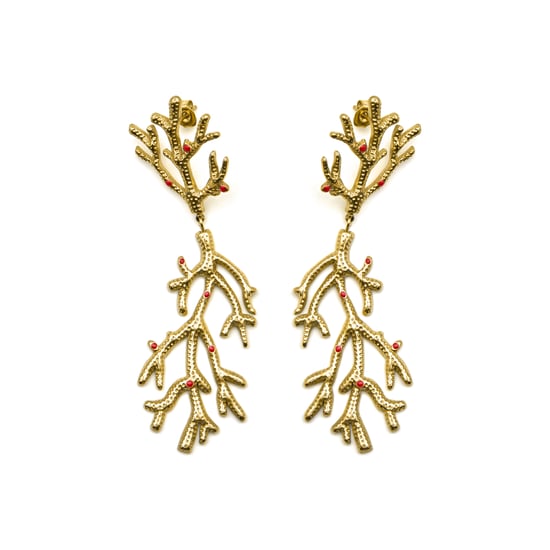 Luxenter Ohrringe mit 18k Gold-Finish - Ikuzol - Image 1
