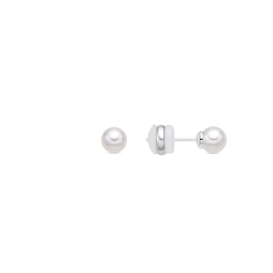 Luxenter Ohrringe mit Onyx Hydrothermalquarz in Silberoptik - Foris - Image 1