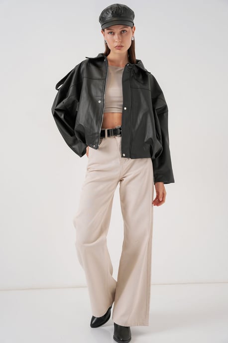 Übergroße Reißverschlussjacke - Image 2