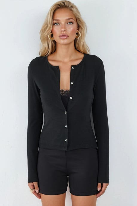 V-Ausschnitt-Top & Freizeitjacke - Image 2