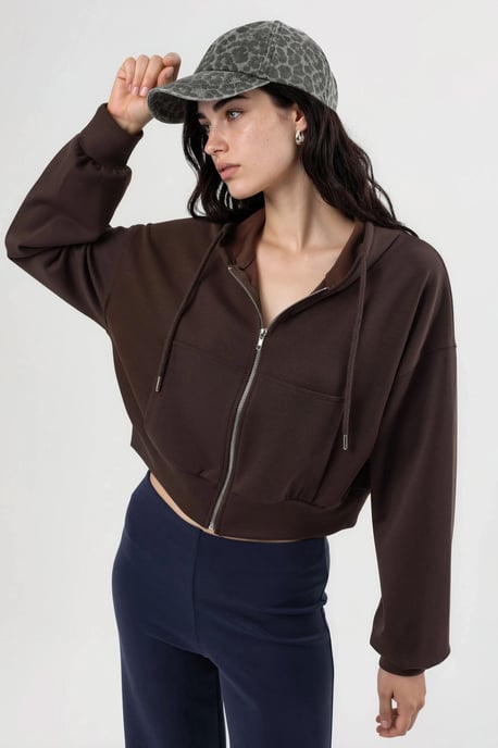 Kapuzenshirt mit Reißverschluss - Image 1