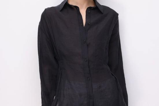 Tailliertes strukturiertes Button-Up-Shirt - Image 2