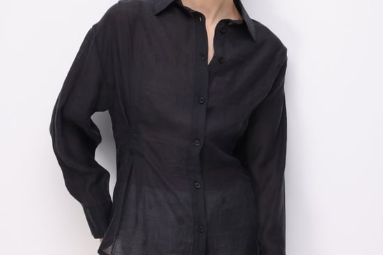 Tailliertes strukturiertes Button-Up-Shirt - Image 4